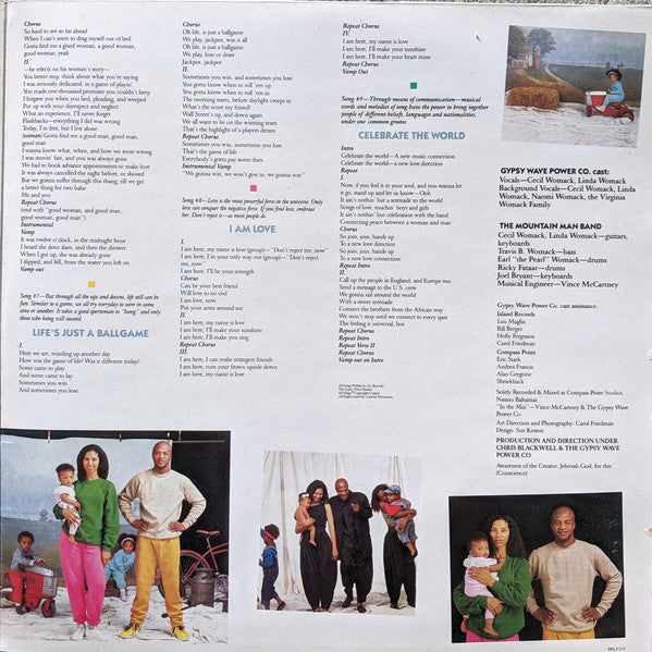 Womack & Womack : Conscience (LP, Album, Gat)