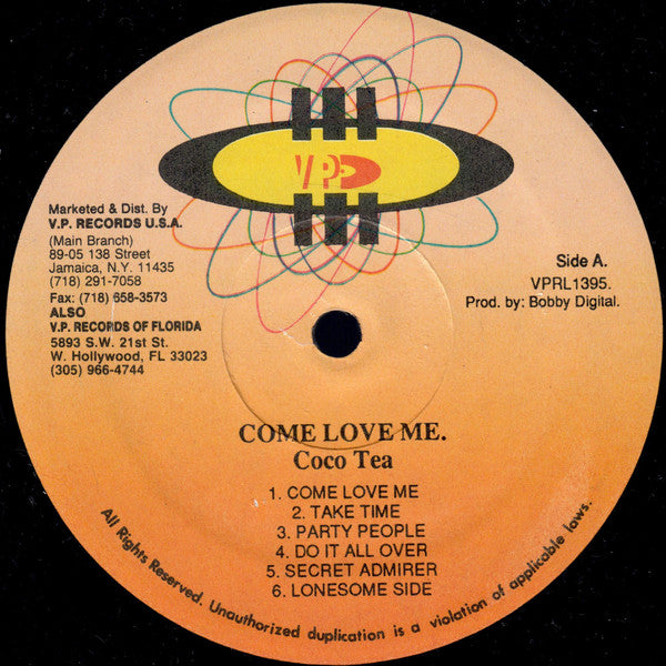 Cocoa Tea : Come Love Me (LP, Album)