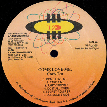 Cocoa Tea : Come Love Me (LP, Album)