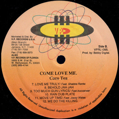 Cocoa Tea : Come Love Me (LP, Album)