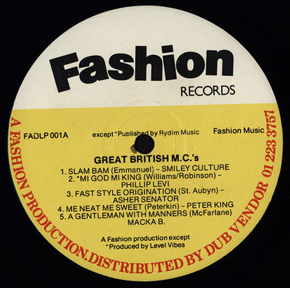 Various : Great British M.C.'s (LP, Comp)