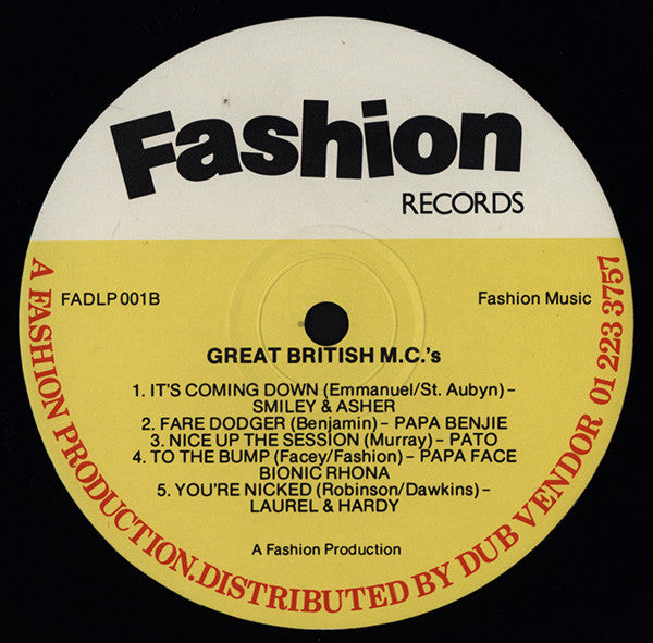 Various : Great British M.C.'s (LP, Comp)