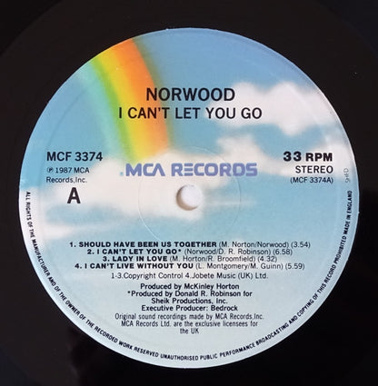 Norwood : I Can't Let You Go (LP, Album)