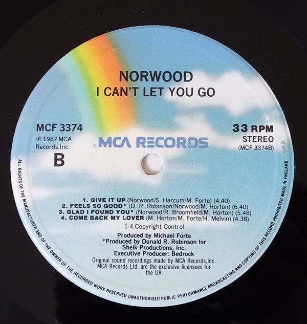 Norwood : I Can't Let You Go (LP, Album)