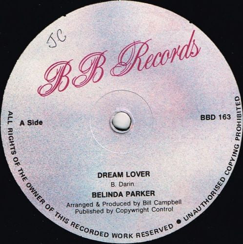 Belinda Parker : Dream Lover (12", Single)