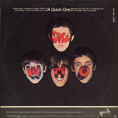 The Who : A Quick One (LP, Album, Mono)