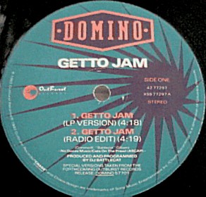 Domino : Getto Jam (12")