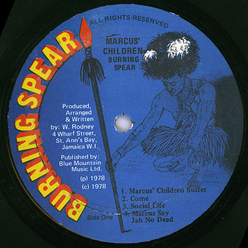 Burning Spear : Marcus' Children (LP, Album)