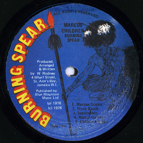 Burning Spear : Marcus' Children (LP, Album)