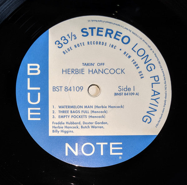 Herbie Hancock : Takin' Off (LP, Album, RE, 180)