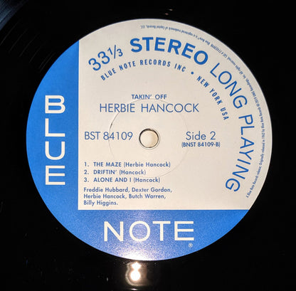 Herbie Hancock : Takin' Off (LP, Album, RE, 180)