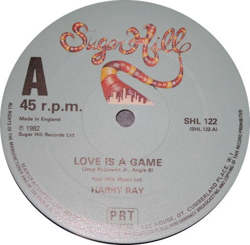 Harry Ray : Love Is A Game (12")