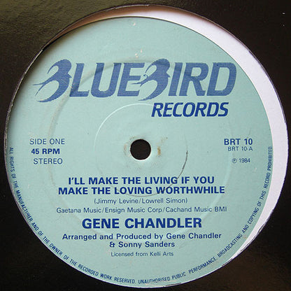 Gene Chandler : I'll Make The Living If You Make The Loving Worthwhile (12")