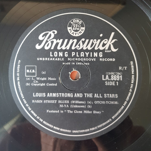 Louis Armstrong And His All-Stars : The Glenn Miller Story (10")