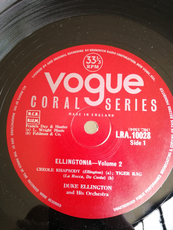 Duke Ellington And His Orchestra : Volume 2 (10", Comp)