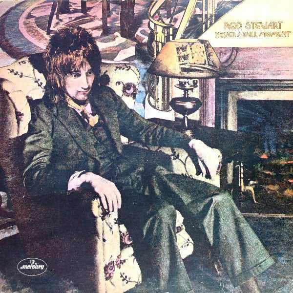 Rod Stewart : Never A Dull Moment (LP, Album, Pho)