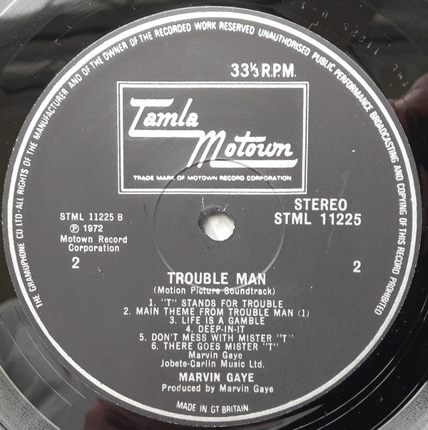 Marvin Gaye : Trouble Man (LP, Album)