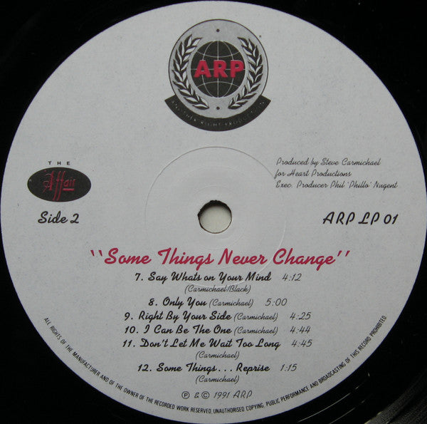 The Affair (3) : Some Things Never Change (LP, Album)