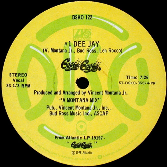 Goody Goody : #1 Dee Jay (12", Promo)