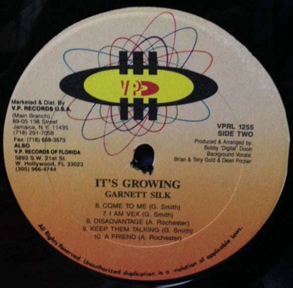 Garnett Silk : It's Growing (LP, Album)