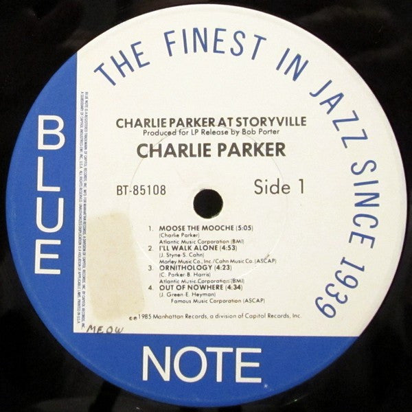 Charlie Parker : At Storyville (LP, Album)