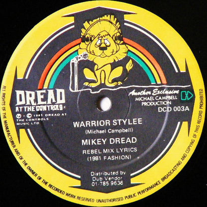 Mikey Dread : Warrior Stylee / Israel (Stylee) Style (12")