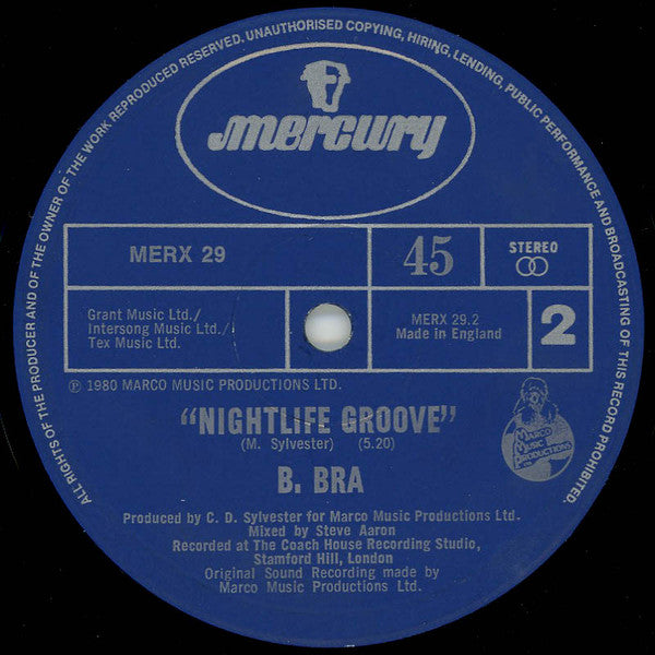 The Mexicano / BBRA : Dallas / Nightlife Groove (12")