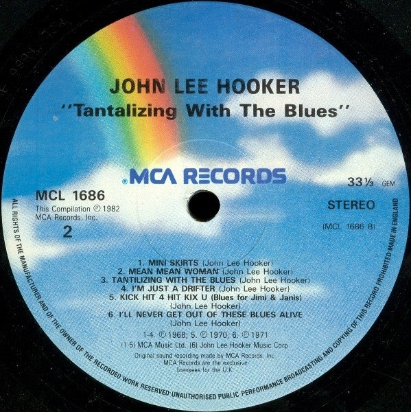 John Lee Hooker : Tantalizing With The Blues (LP, Comp)