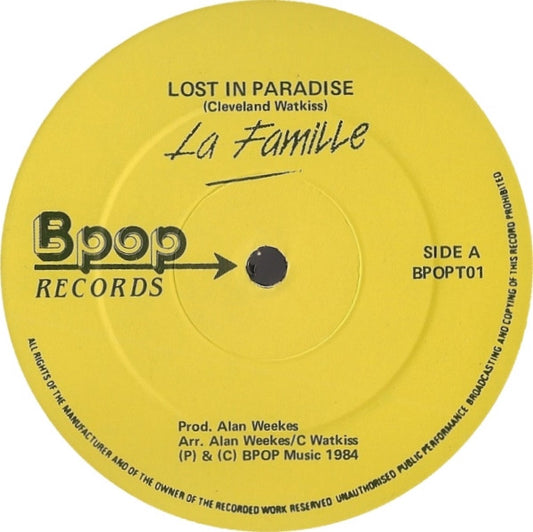 La Famille : Lost In Paradise (12")