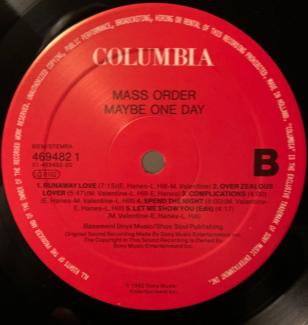 Mass Order : Maybe One Day (LP, Album)