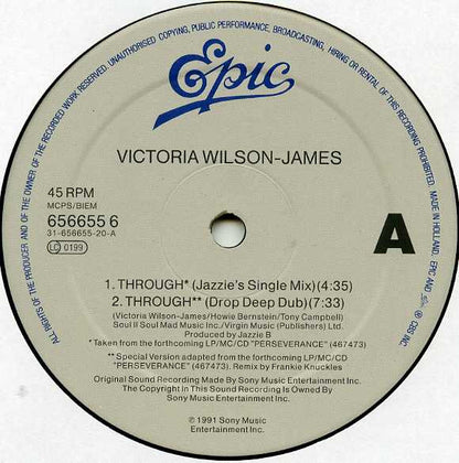 Victoria Wilson-James : Through (12", Single)