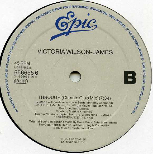 Victoria Wilson-James : Through (12", Single)