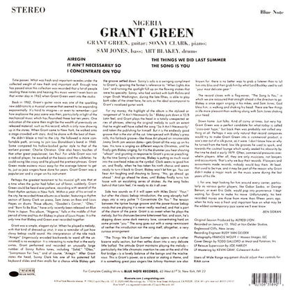 Grant Green : Nigeria (LP, Album, RE, 180)