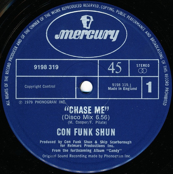 Con Funk Shun : Chase Me (12", Single)