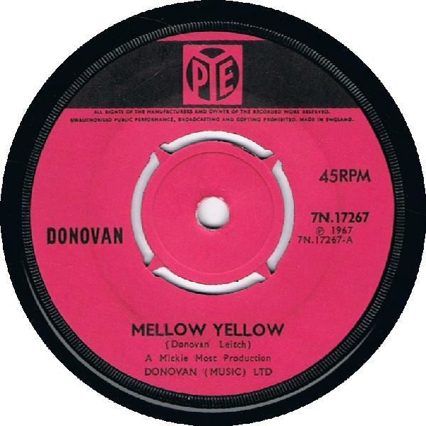 Donovan : Mellow Yellow (7", Single, Pus)