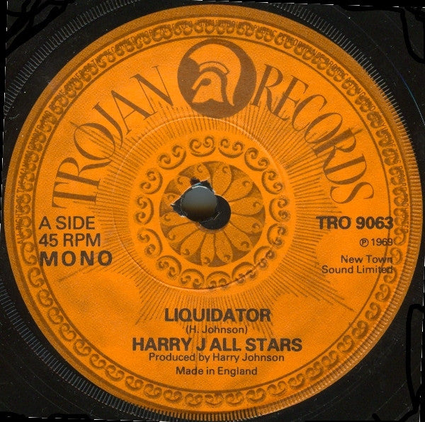 Harry J. All Stars / The Pioneers : Liquidator / Long Shot Kick De Bucket (7", Single, Mono)