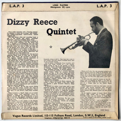 Dizzy Reece Quintet : A New Star... (10", Mono)