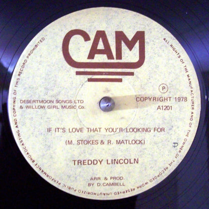 Teddy Lincoln : If It's Love That You'r Looking For (12")