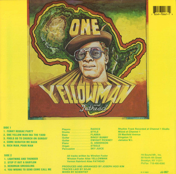 Yellowman And Fathead* : One Yellowman (LP, Album, RE)