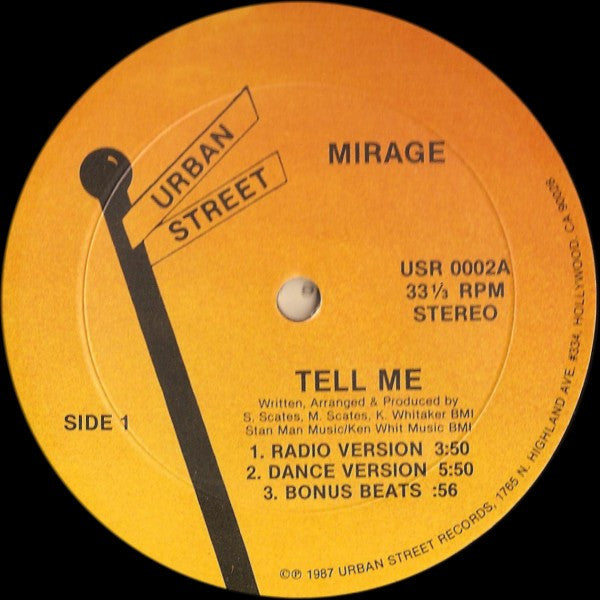 Mirage (34) : Tell Me (12")