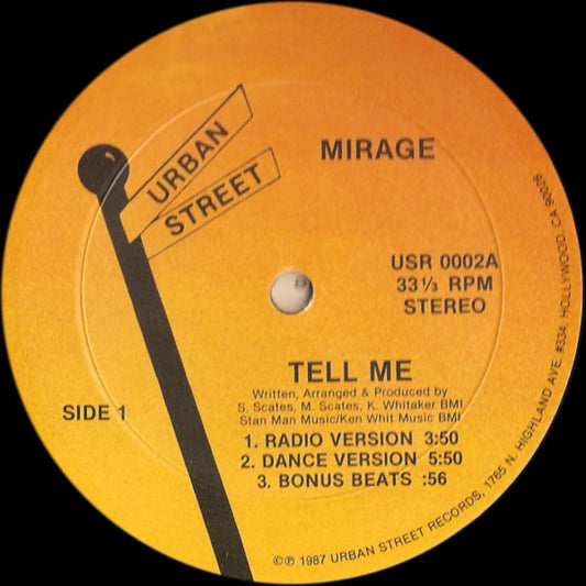 Mirage (34) : Tell Me (12")