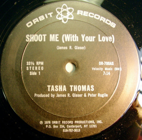 Tasha Thomas : Shoot Me (With Your Love) (12")