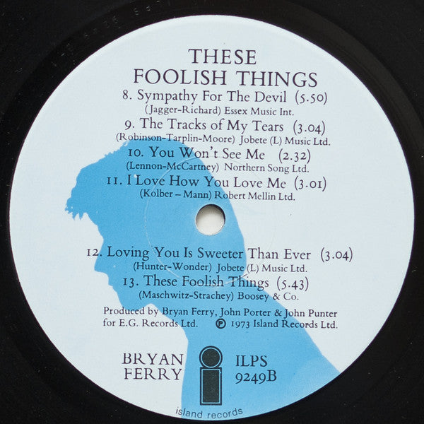 Bryan Ferry : These Foolish Things (LP, Album)