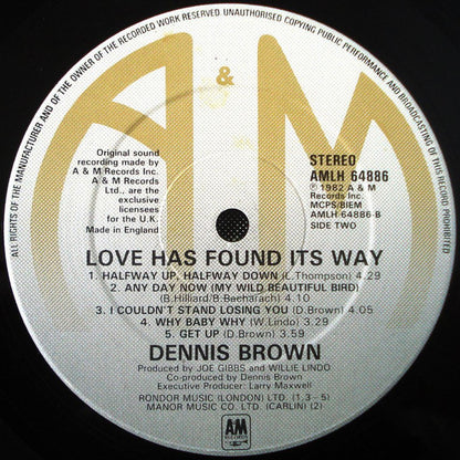 Dennis Brown : Love Has Found Its Way (LP, Album)