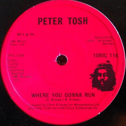 Peter Tosh : Where You Gonna Run / Stop That Train (10")