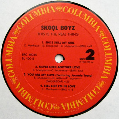 Skool Boyz : This Is The Real Thing (LP, Album)