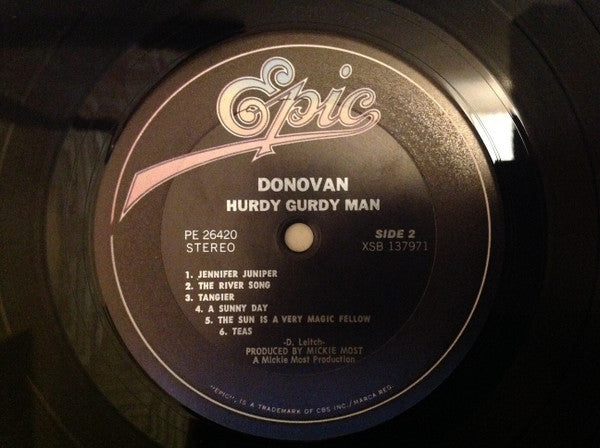 Donovan : The Hurdy Gurdy Man (LP, RE)