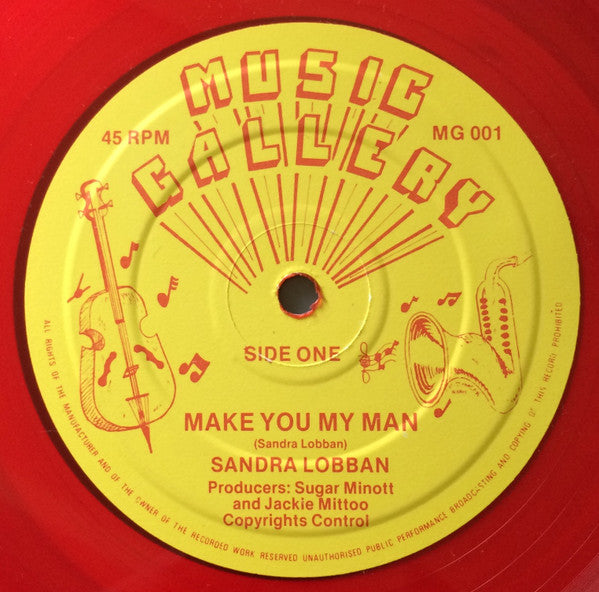 Sandra Lobban : Make You My Man (10", Red)