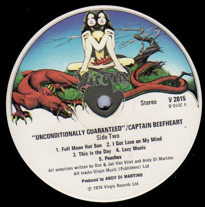 Captain Beefheart And The Magic Band : Unconditionally Guaranteed (LP, Album)