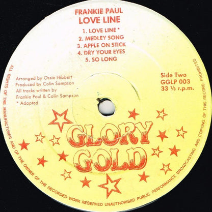 Frankie Paul : Love Line (LP, Album)